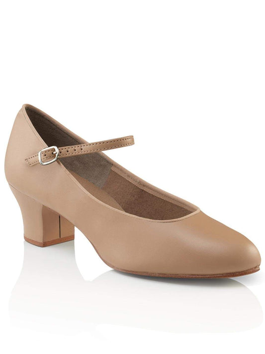 Suede Sole Jr. Footlight Character Shoe with 1.5'' Heel