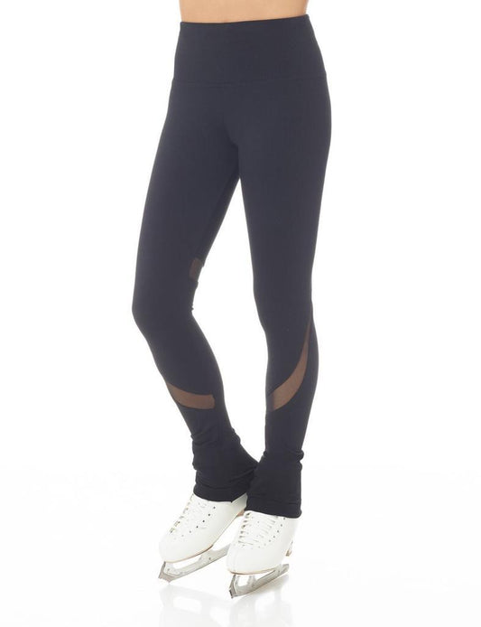 Supplex Leggings with Mesh Stripe