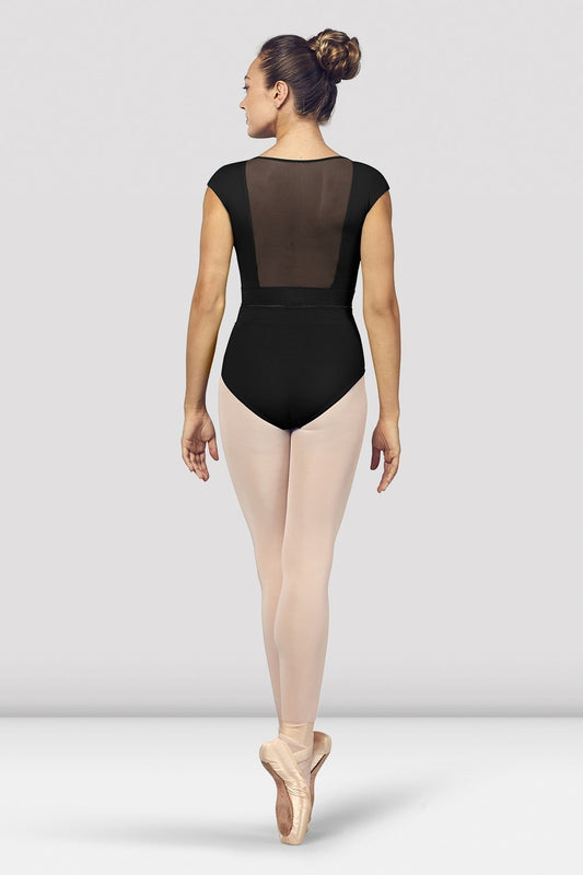 V Neck Ladder Trim Leotard