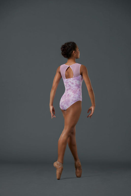 High Neck Watercolour Leotard