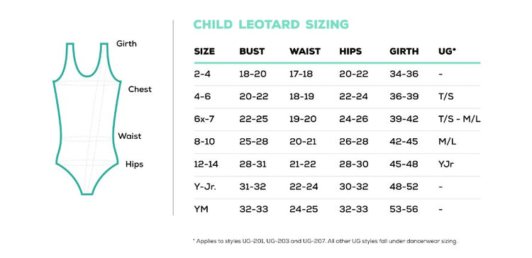 Wide Strap Leotard with Pinch Front in Child Sizes
