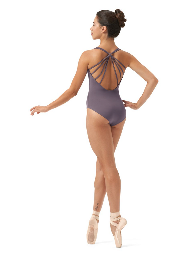 Mirella Camisole Leotard with Scoop Back and Strappy Back M2186LM