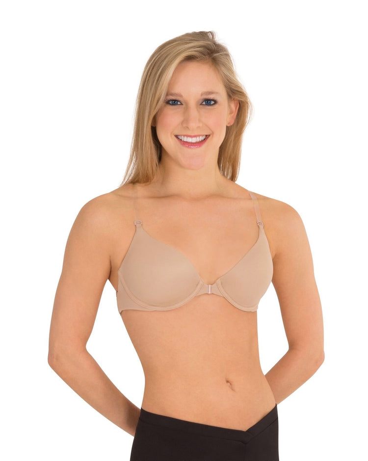 Underwire Bra with Clear Straps